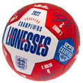 Rouge - Blanc - Bleu - Side - England Lionesses - Ballon de foot EUROPEAN CHAMPIONS