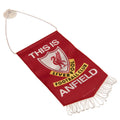 Rouge - Blanc - Jaune - Back - Liverpool FC - Fanion THIS IS ANFIELD