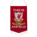 Rouge - Blanc - Jaune - Front - Liverpool FC - Fanion THIS IS ANFIELD