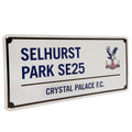 Blanc - Bleu - Back - Crystal Palace FC - Plaque SELHURST PARK SE25