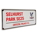 Blanc - Rouge - Back - Crystal Palace FC - Plaque SELHURST PARK SE25