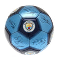 Noir - Bleu ciel - Front - Manchester City FC - Ballon de foot