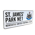 Blanc - Back - Newcastle United FC - Plaque de rue