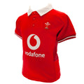 Rouge - Blanc - Side - Wales RU - Ensemble t-shirt et short - Bébé