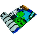 Bleu - Multicolore - Back - Minecraft - Couverture