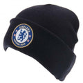 Bleu marine - Front - Chelsea F.C. - Bonnet tricoté - Adulte