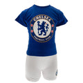 Bleu - blanc - Side - Chelsea FC - Ensemble t-shirt et short - Enfant