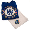 Bleu - blanc - Front - Chelsea FC - Ensemble t-shirt et short - Enfant