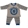 Gris - bleu - Front - Chelsea FC - Ensemble de pyjama - Bébé