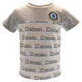 Gris - blanc - Front - Chelsea FC - T-shirt - Enfant