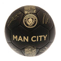 Noir mat - Doré - Front - Manchester City FC - Ballon de foot PHANTOM