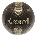 Noir mat - Doré - Front - Arsenal FC - Ballon de foot PHANTOM