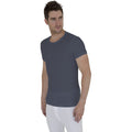 Charbon - Side - FLOSO - T-shirt thermique à manches courtes (en viscose) - Homme
