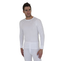 Blanc - Front - T-shirt thermique à manches longues - Homme