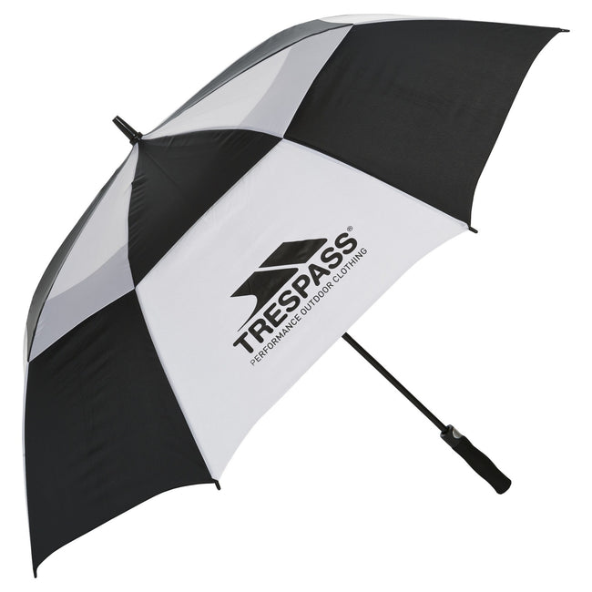 Noir-Blanc - Front - Trespass Catterick - Parapluie automatique