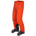 Orange - Front - Trespass Pitstop - Pantalon de ski imperméable - Homme