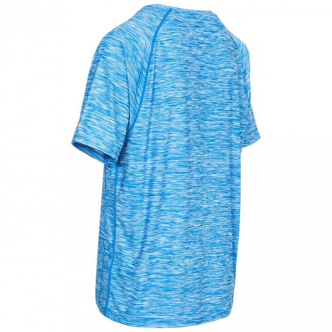 Bleu chiné - Lifestyle - Trespass - T-shirt de sport GAFFNEY - Homme