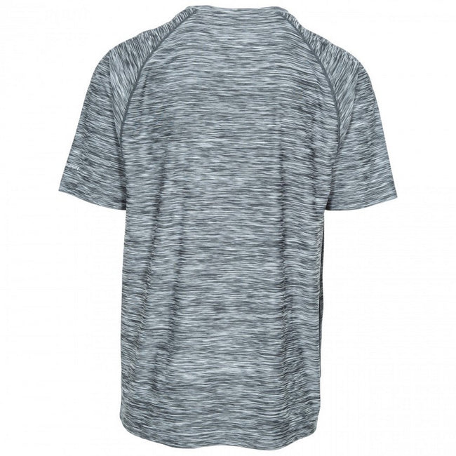 Gris chiné - Side - Trespass - T-shirt de sport GAFFNEY - Homme
