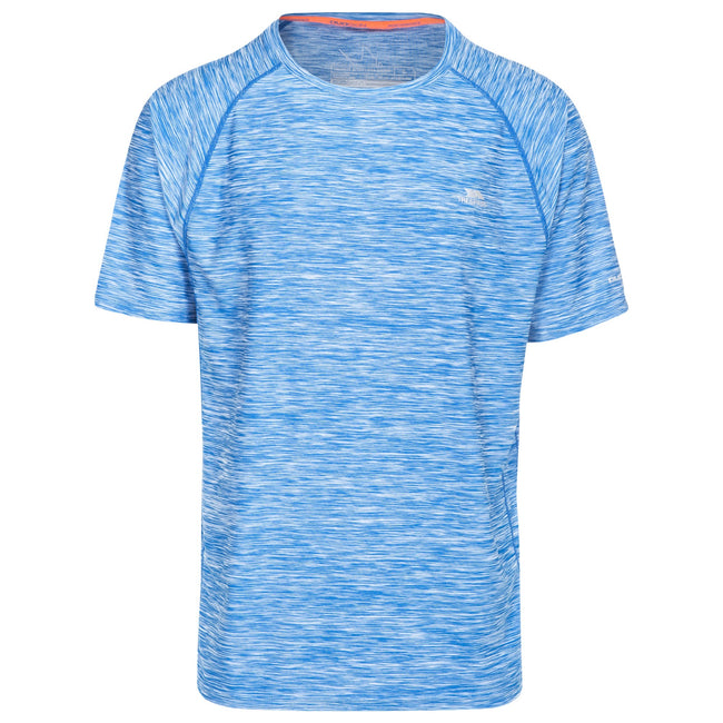 Bleu chiné - Front - Trespass - T-shirt de sport GAFFNEY - Homme