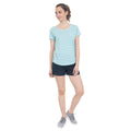 Turquoise - Lifestyle - Trespass - T-shirt rayé à manches courtes FLEET - Femme