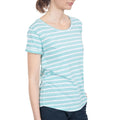 Turquoise - Close up - Trespass - T-shirt rayé à manches courtes FLEET - Femme