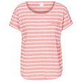 Orange clair - Front - Trespass - T-shirt rayé à manches courtes FLEET - Femme