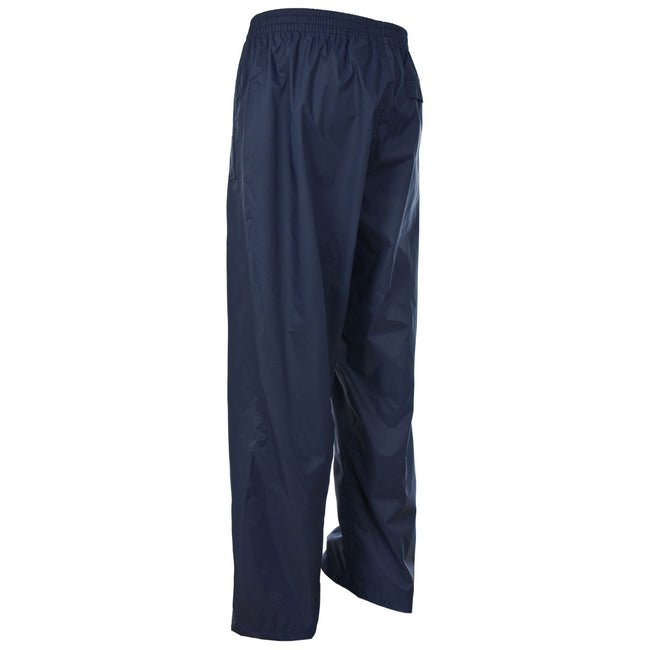 Bleu marine foncé - Back - Trespass Qikpac - Sur-pantalon imperméable - Adulte unisexe