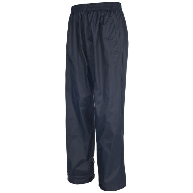 Bleu marine foncé - Side - Trespass Qikpac - Sur-pantalon imperméable - Adulte unisexe