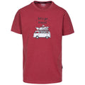 Rouge chiné - Front - Trespass - T-shirt MOTORWAY - Homme