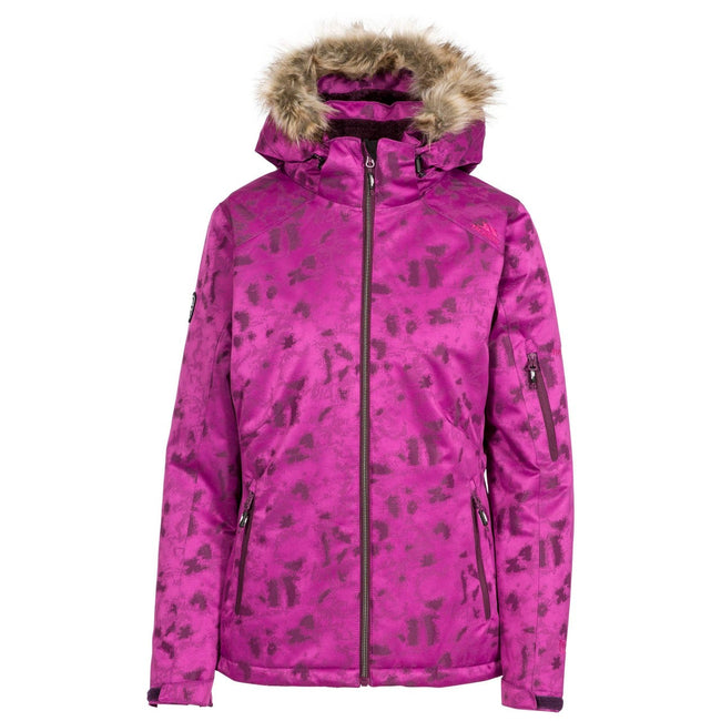 violet - Front - Trespass - Veste de Ski Merrion - femme