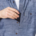 Bleu marine - Side - Trespass - Chemise manches courtes SLAPTON -  Homme