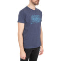 Bleu marine chiné - Side - Trespass - T-shirt imprimé WICKY - Homme