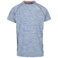 Bleu gris Chiné - Front - Trespass - T-shirt de sport COOPER - Homme