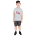 Gris chiné - Rouge - Bleu - Side - Trespass - T-shirt AWESTRUCK - Enfant