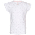 Blanc - Gris pâle - Front - Trespass - T-shirt HARMONY - Fille
