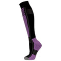Noir - Violet - Side - Trespass - Chaussettes de ski ICY - Adulte