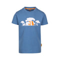 Bleu denim - Front - Trespass - T-shirt QUIET - Garçon