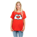 Rouge - Side - Disney - T-shirt LOVE HANDS - Femme