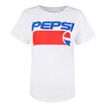 Blanc - Bleu - Rouge - Front - Pepsi - T-shirt - Femme