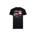 Noir - Blanc - Rose - Front - Knight Rider - T-shirt - Homme
