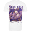 Blanc - Back - Knight Rider - T-shirt - Homme