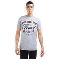 Gris chiné - Bordeaux - Lifestyle - Ford - T-shirt GENUINE PARTS - Homme
