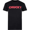 Noir - Front - Chucky - T-shirt SORRY JACK - Homme