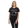 Noir - Side - Pink Floyd - T-shirt DARK SIDE OF THE MOON - Femme