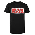 Noir - Blanc - Rouge - Front - Marvel - T-shirt - Homme