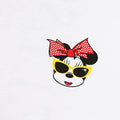 Blanc - Noir - Rose - Side - Disney - T-shirt TIMELESS - Femme