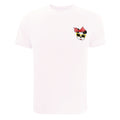 Blanc - Noir - Rose - Front - Disney - T-shirt TIMELESS - Femme