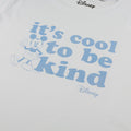 Bleu ciel - Side - Disney - T-shirt ITS COOL TO BE KIND - Femme