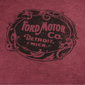 Bordeaux - Side - Ford - T-shirt MOTOR CO - Homme