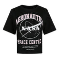 Noir - Front - NASA - T-shirt SPACE CENTRE - Femme